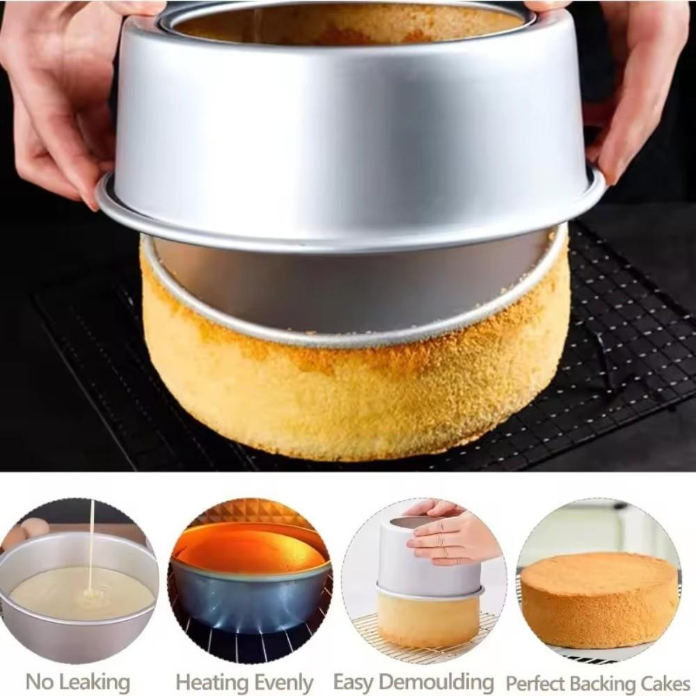 Removable Bottom Round Cake Pan Nonstick Coating Cake Mould Gifts Baking Pan DIY Baking
