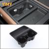 For Land Rover Defender 90 110 130 -2024 TPE Central Control Water Cup Protective Cover + Wireless Charging Pad Accessories