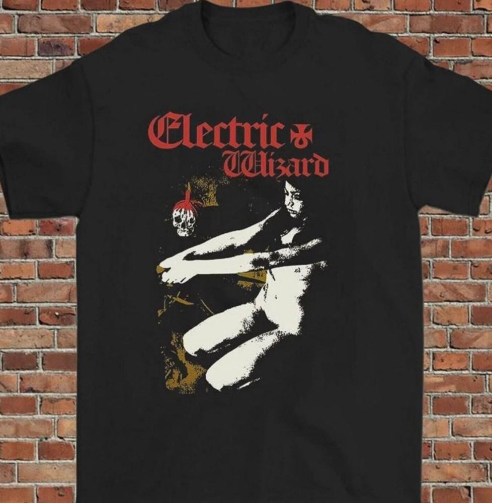 

Electric Wizard artwork черная футболка Унисекс футболка Все размеры от S до 4XL S