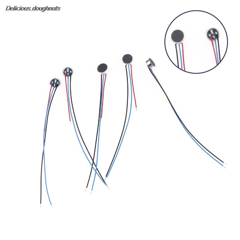 

Hot!5Pcs 6x2.5mm 6025 MIC Capsule Electret Condenser Microphone With Wire Length 7CM Airflow Sensor Nebulizer жовтий