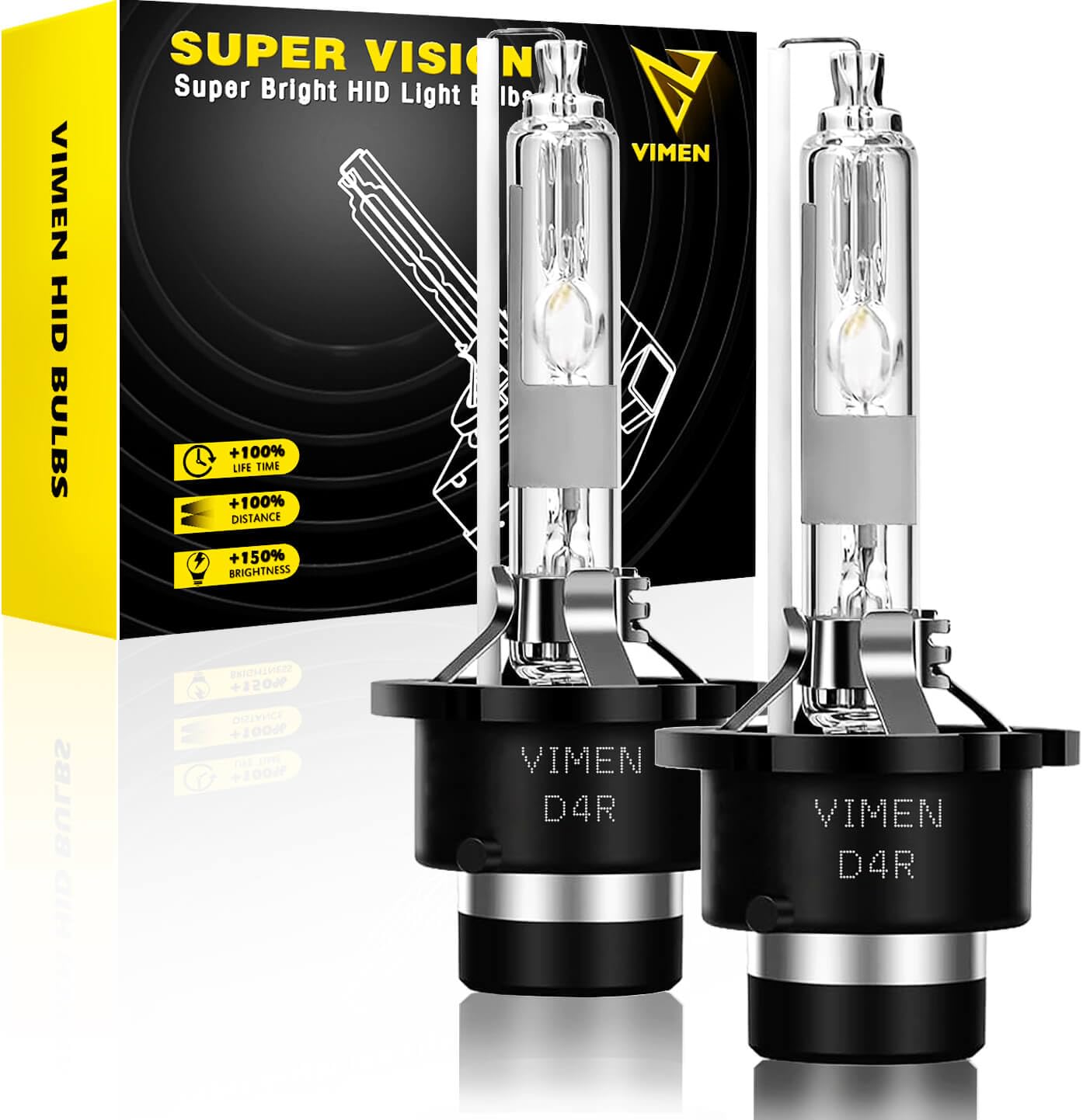 VIMEN Фара D4R HID Лампа Оригинальная Замена 6000K HID Лампа One Size