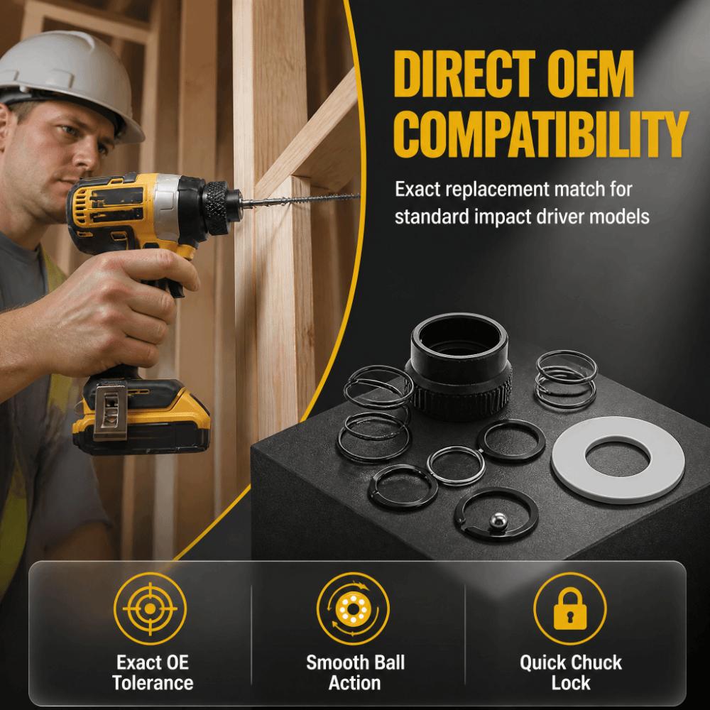 Spring Washer Impact Driver Repair Kit Steel Ball Power Tool Repair Parts For Power Tools
