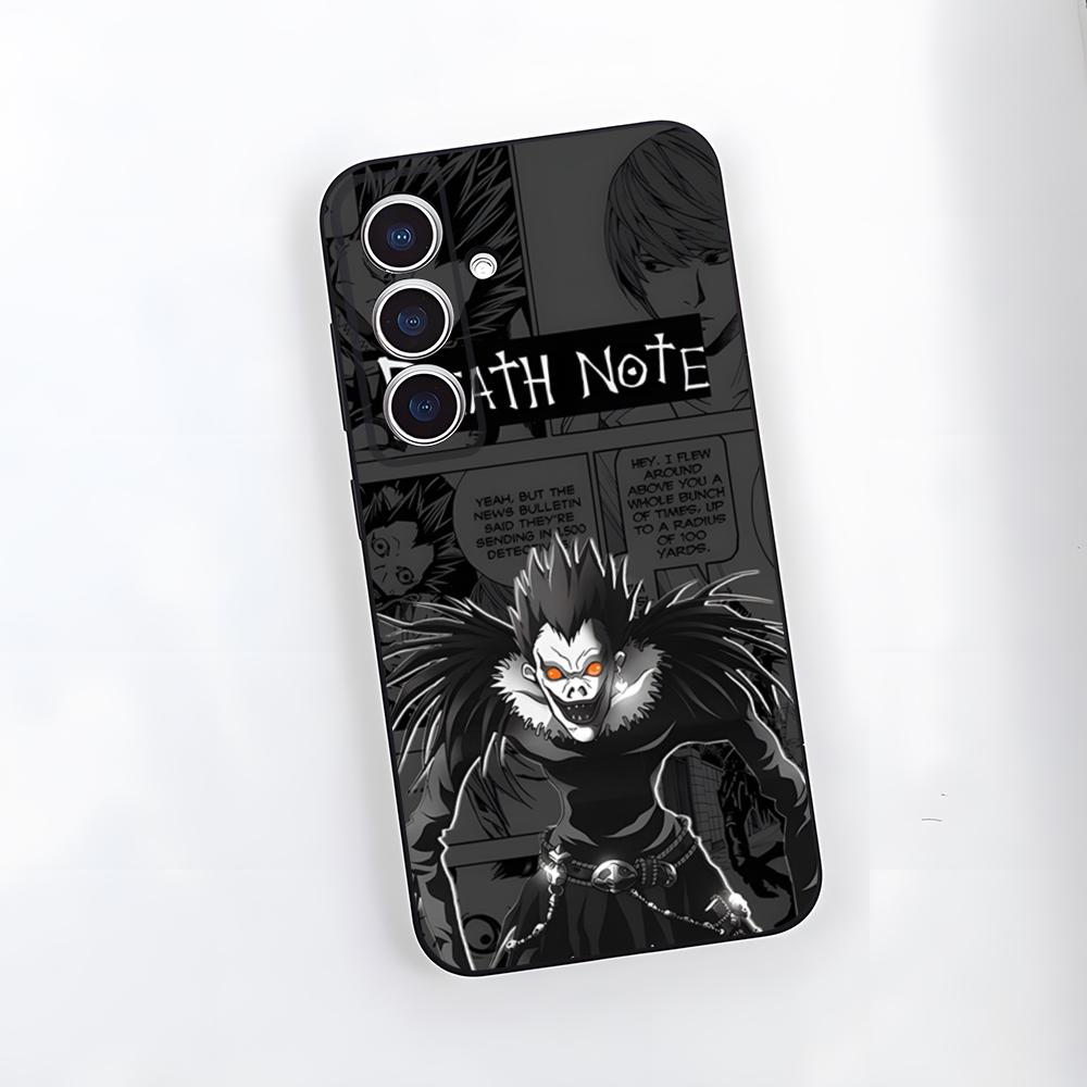 D-Death Note Phone Case For Samsung S25 Plus S20 S20 Plus S22 Ultra S23 FE S21 Plus S21 Ultra Soft Cover