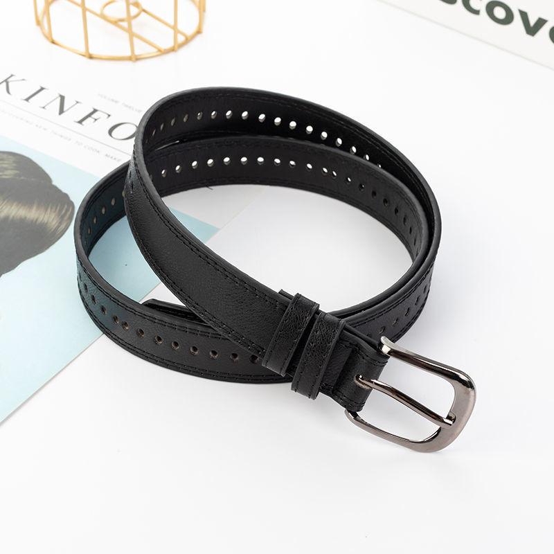 Elegant Black Pu Belt For Women Chic And Versatile For Dresses And Jeans