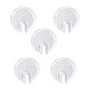5 Pares Protectores Transparentes para Dedos de Pies para Sandalias de Tira No Deslizantes Inserciones de Gel de PU Almohadillas Suaves y Cómodas para Dedos de los Pies para Uso Diario Mujeres Hombres