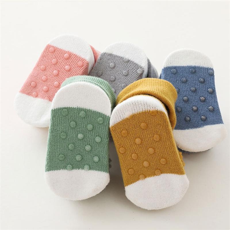 0-3Years Newborn Baby Girl Boy Socks Cute Cartoon Animal Socks Non-slip Toddler Floor Socks Winter Thicken Warm Socks for Infant