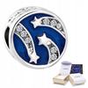 Charms Silver Bead Stars Space Star Night Sky Silver 925