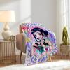 K-POP Anime Girls Group  Four Seasons Soft Warm Blanket  All-Season Thick Knit Polyester Bedspread for Bed, Camping, Travel  Perfect Gift