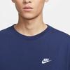 Nike Solid Color Simple Round Neck Short Sleeve T-Shirt Men Tops Dark-Navy FV0376-410