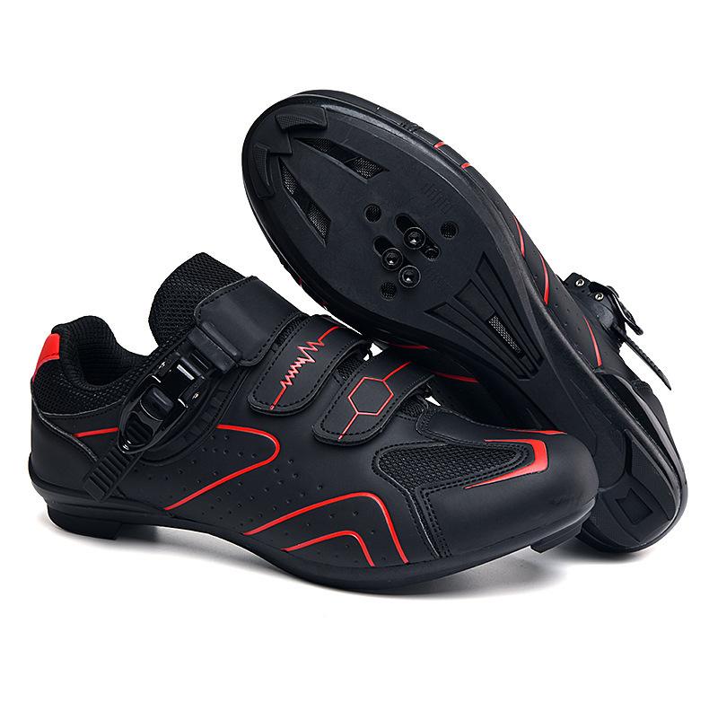Men Women Hard-Soled Wide-Bottom Cycling Shoes with Locks for Mountain Bikes Road Bikes and Spin Bikes Ideal Casual Sports Shoes