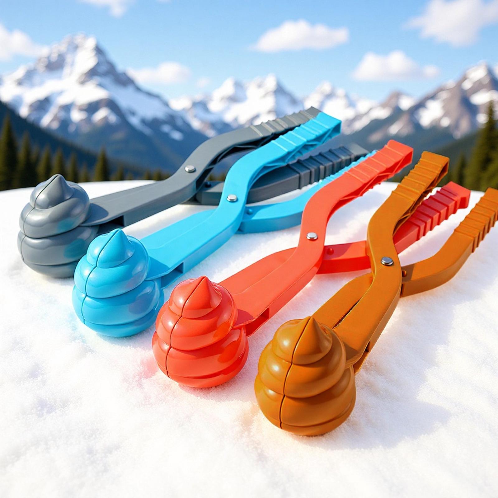 Children s Snowball Maker Clip, Snow Play Tool, Snowball Making Gadget, Winter Outdoor Snowball Fight Toy (Random Color) One Size