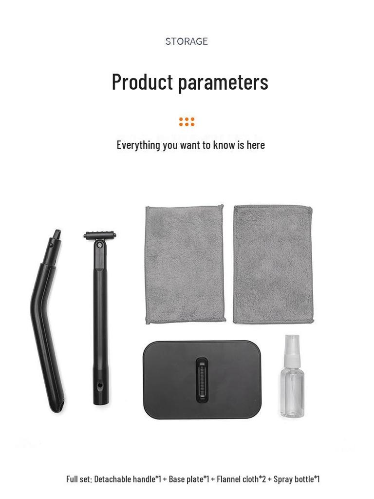 Windshield & Window Defogger Brush: Streak-Free Interior Cleaning for Glass & Sunroof