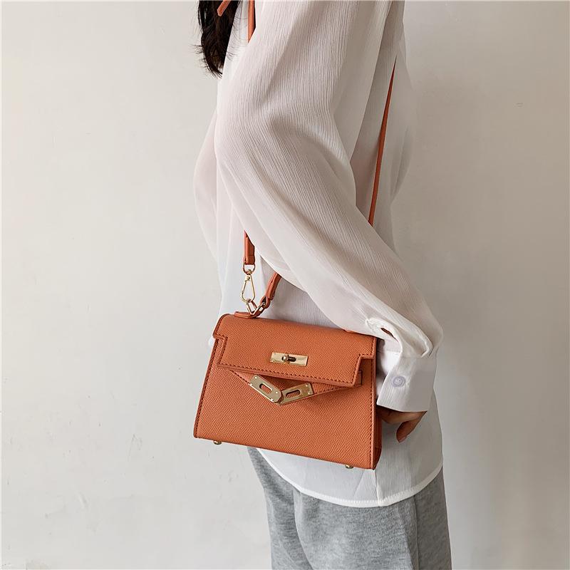 Bag Women's New Women's Fashion Shoulder Bag Solid Color Messenger Bag Casual Commuter Small Square Bag