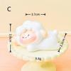 1/6 Pcs Adorable Sheep Car Dashboard Decor Cute Lamb Figurine Auto Center Console Accessory For Women Car Enthusiasts