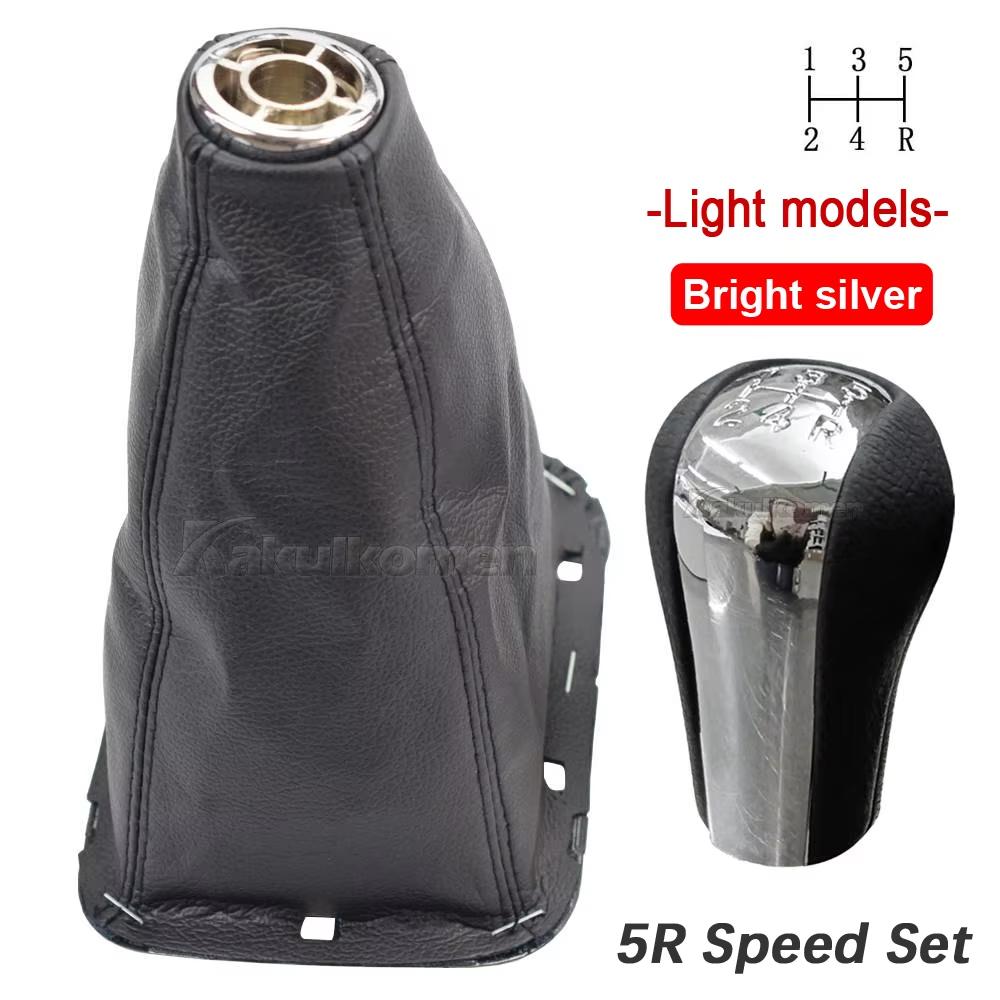 Manuell 5 6-Gang Für Toyota Avensis T25 MK2 II 2003-2009 Auto Schaltknauf Hebel Schalthebel Griff Stiel Manschette Stiefel Abdeckung Hülle