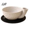 Manual Berry Washer Self-Spinning Colander Bowl with Holes Ceramic Vortex Rinsing Efficient Fruit Washing Spout Strainer Cleaner for And Vegetable
