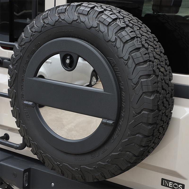 For Ineos Grenadier 2020-2025 Aluminum Alloy Car Tailgate Spare Tire Frame Decorative Patch Car Modification Accessories