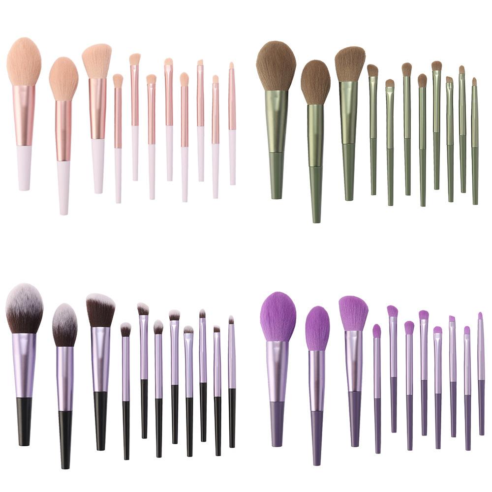 Makeup Brushes 11 Fiber Hair Makeup Brush Set, Blush Eyeshadow Brush Foundation Brush Beauty Tools