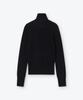 Weseuken Oblique Knit Zip Up (Black)