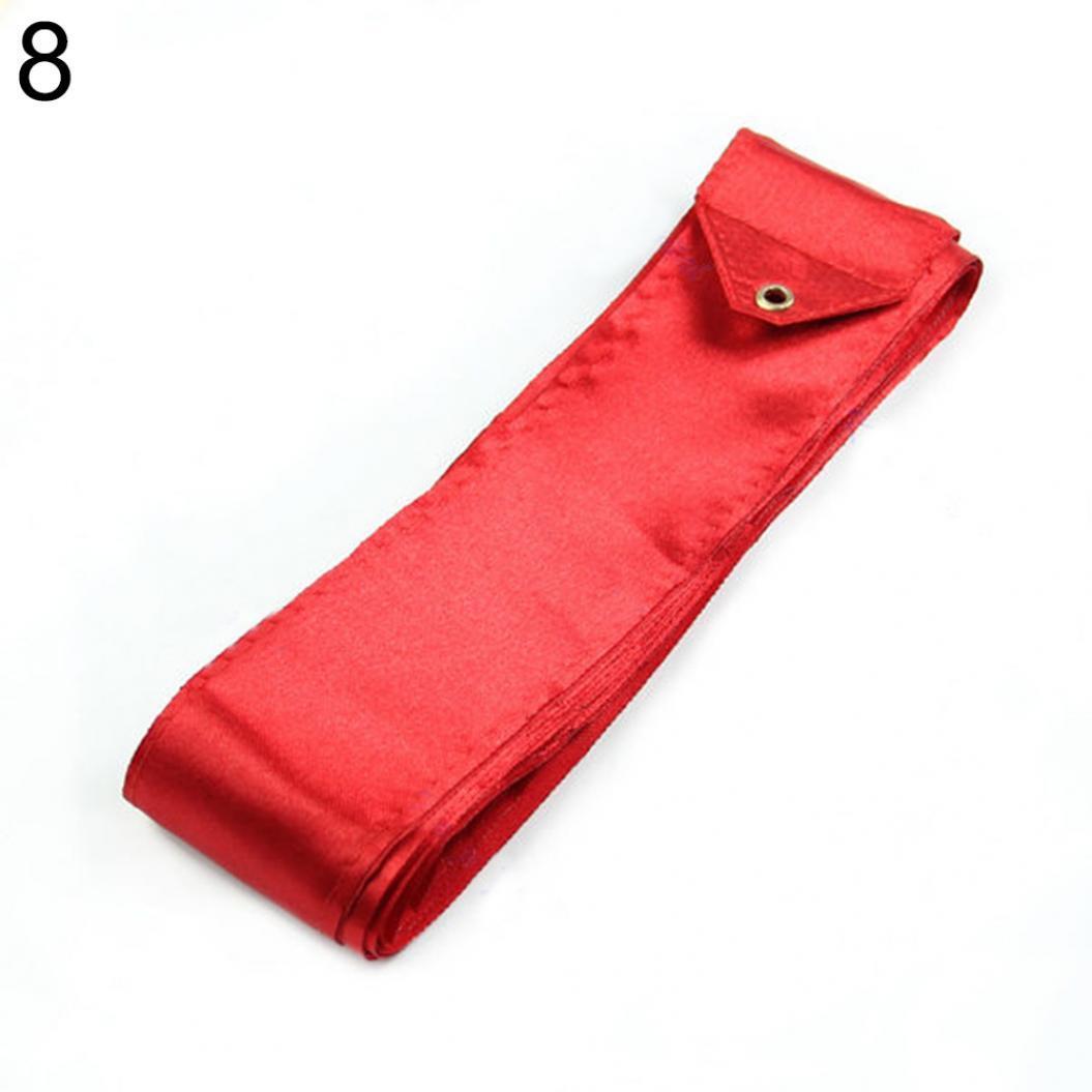 

6 м лента для гимнастики и танцев, палка для художественной гимнастики, балета, стример, вертя штанга красный