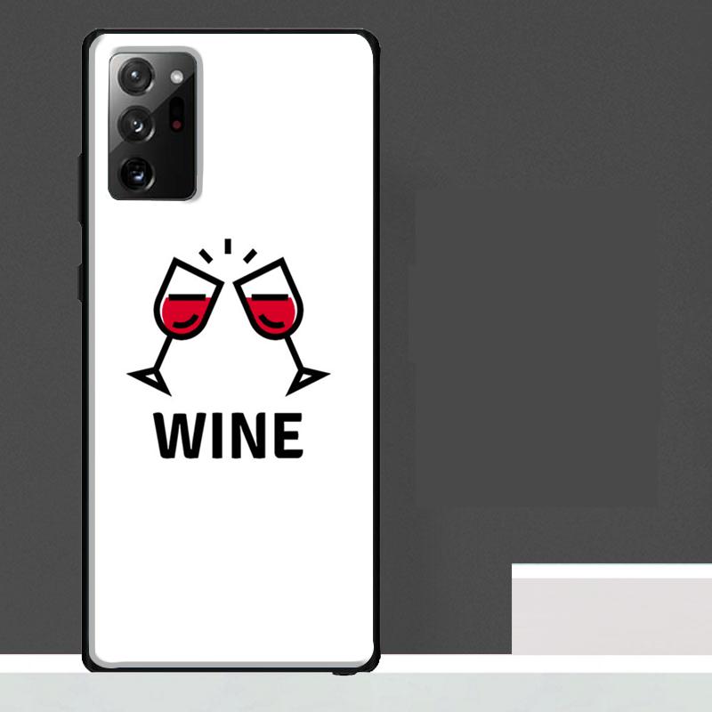 Drink Beer Red Wine Case For Samsung Galaxy S24 Ultra S23 S22 S21 S25 Ultra S9 S10 S20 Plus S25 FE Phone Cover