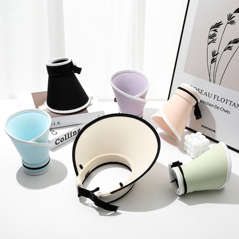 Korean Style Women's Summer Sun Hat - Cute Ice Silk Sun Protection for Outdoor Sports