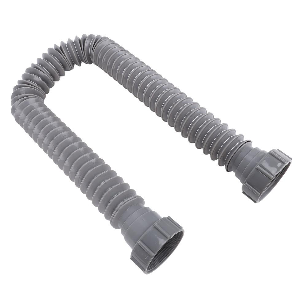 Leakproof Design Sink Drain Hose 45mm Inlet P Trap Pipe Kit Under Sink Plumbing Pipe Slotted Basin