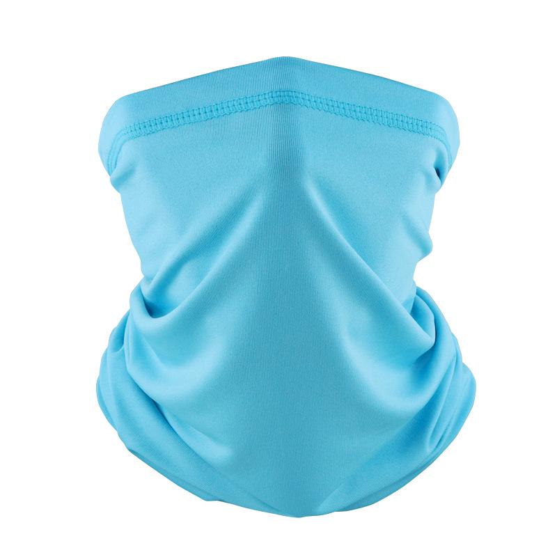 Men's Camouflage Ice Silk Neck Gaiter: Versatile, Breathable Sun Protection Headscarf for Outdoor Cycling