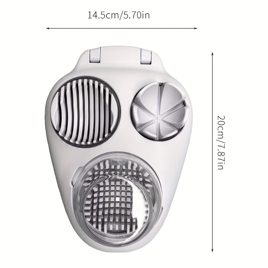 1pc Heavy Duty Manual Egg Slicer, Crusher, and Chopper , Multi Functional Egg Cutter Tool with Circular Blade for Precise Egg, Salad, Breakfast