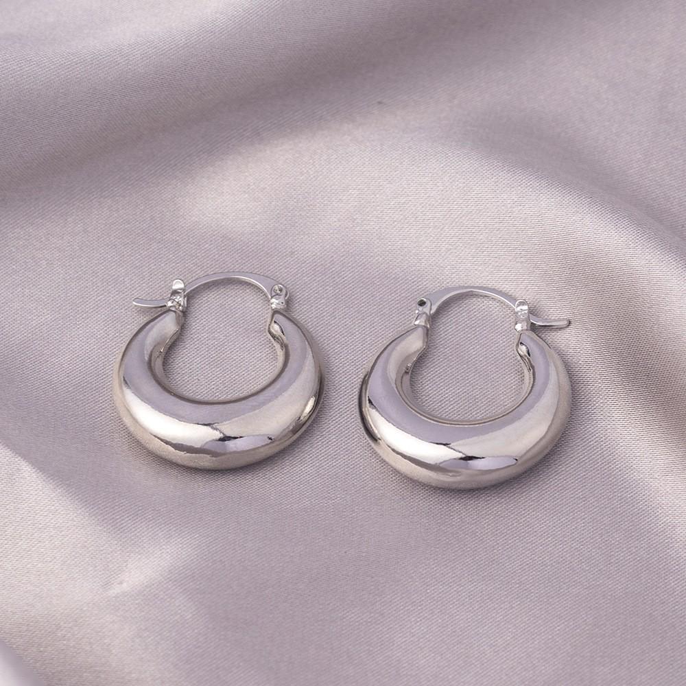 Huazi Style Zircon Stud Earrings for Women - Gold-Plated, Non-Fading Luxury Jewelry