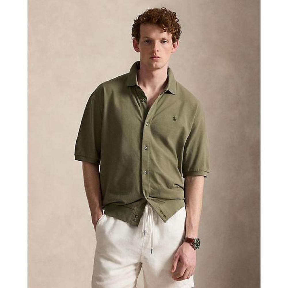 Polo Ralph Lauren Men S Relaxed Fit Cotton meSh Shirt Mnpowov1n821055300 S