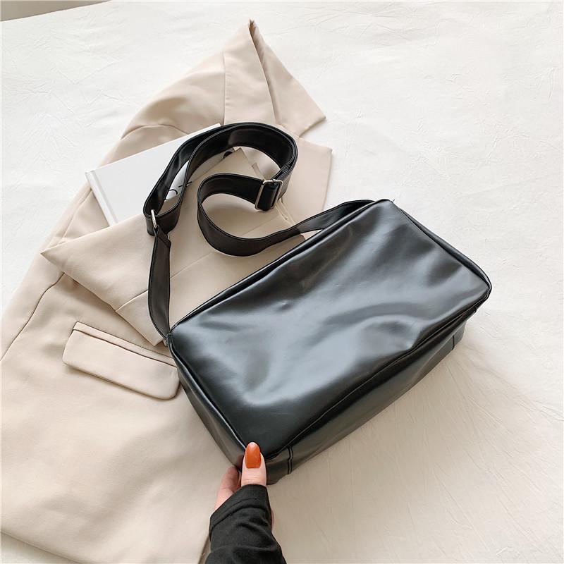 Trendy Chic Street Style Tote Bag Stylish Shoulder Bag Pu Leather For Women