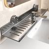 Suction Cup Mirror Front Bathroom Shelf No Drill Wall Mounted Organizer For Faucet Washbasin Vanity Waterproof Toilet Storage