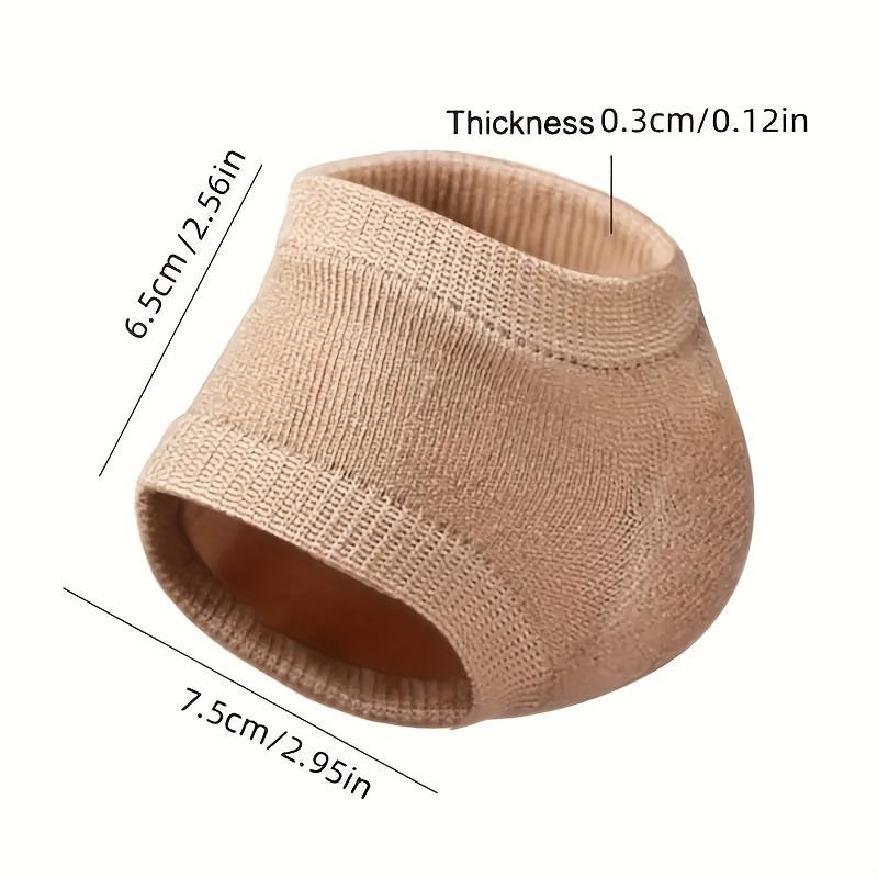 2pcs Silicone Heel & Foot Protector Pads - Ankle Support, Pain Relief for Long Standing, Prevents Cracks, Comfortable Walking Aid, Ideal Christmas