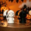 Mini Skull Ghost Figurine Fluorescent Green 3D Printed Statue Halloween Miniature  Desktop