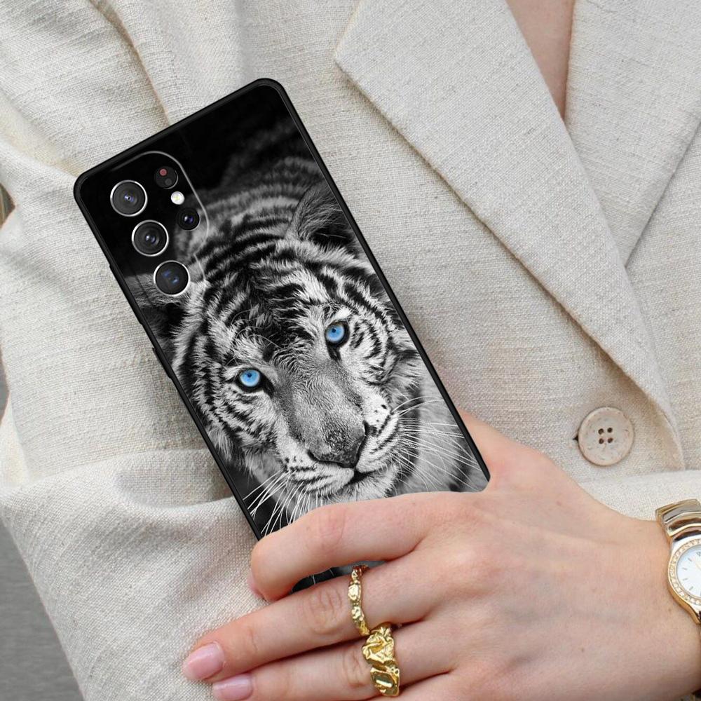 Tiger Cell Phone Case for Samsung Galaxy S26 Ultra S25 S24 S23 S22 S21 S20 Note10 Cover