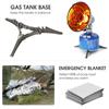 Portable Gas Heater with Emergency Blanket and 4 Clips Camping Heater Warmer Heating Stove Outdoor