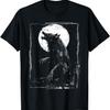 Kopf Halloween Mythologie Wolf Wandler Lykan T-Shirt