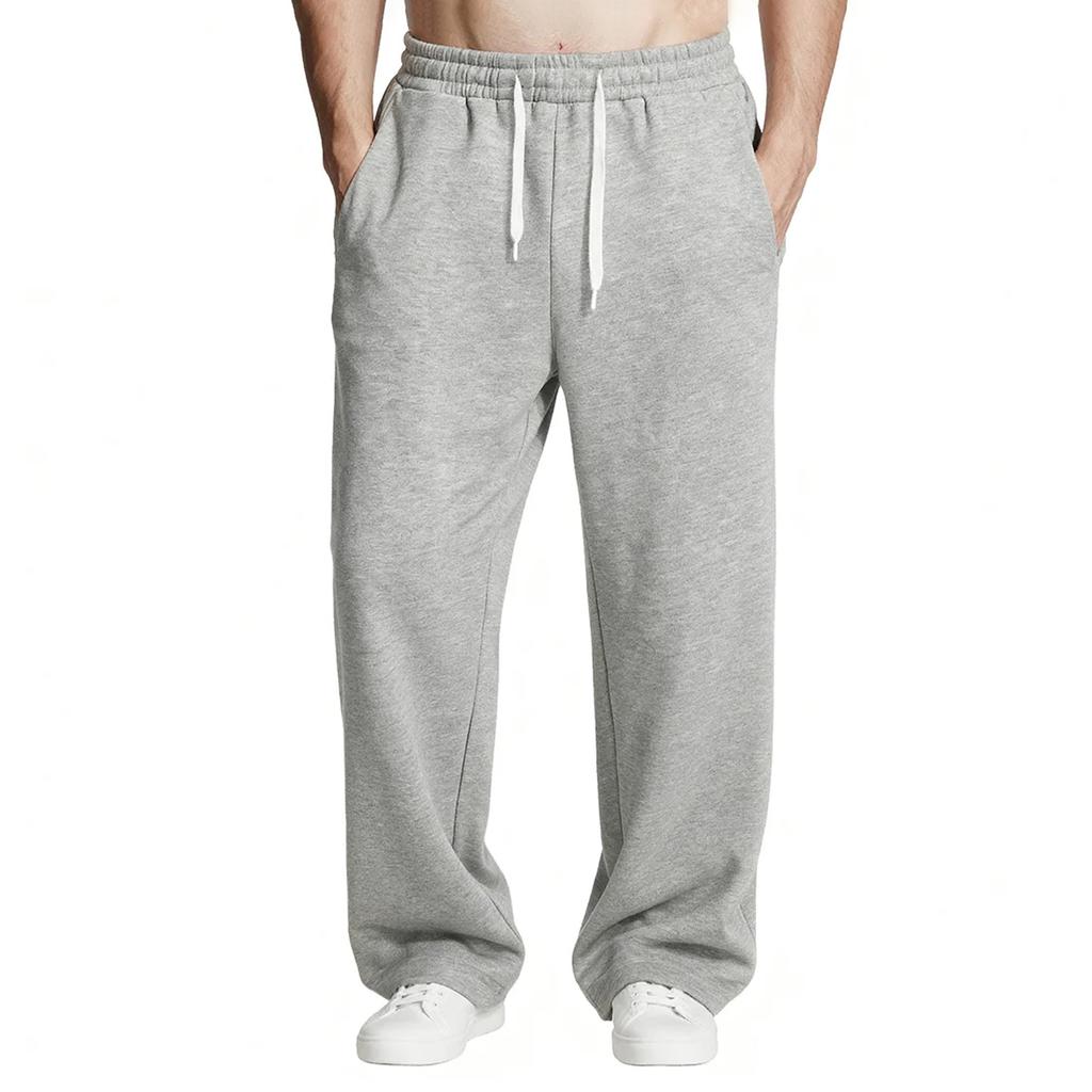 Men's Relaxed-Fit Casual Sweatpants With Stretch Waistband And Drawstring