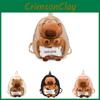Fashionable Cartoon Plush Capybara Backpack Stylish Casual Ins Trendy School Bag For Students