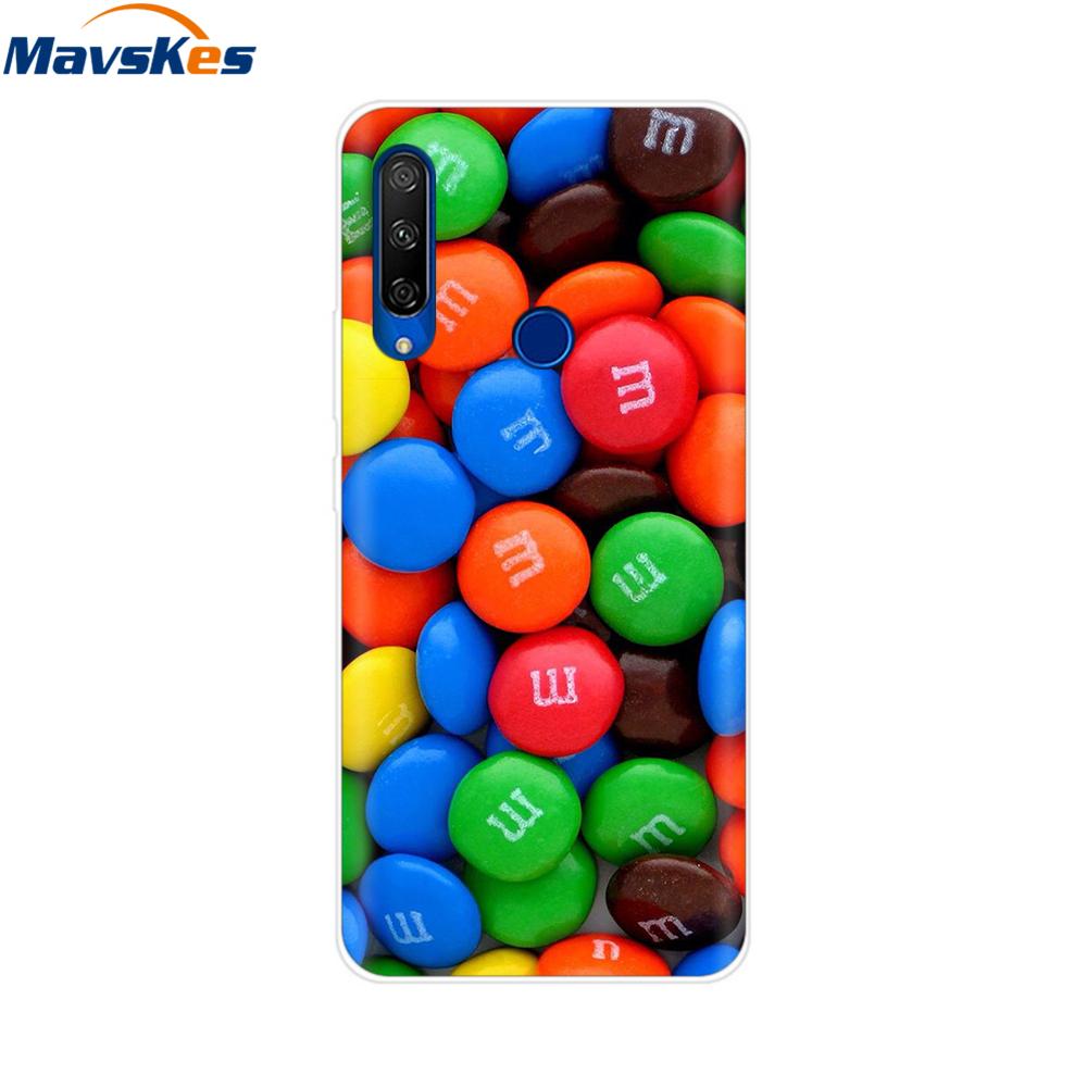 Painted Case For Alcatel 1S 2020 5028Y 5028D Case TPU Soft Silicone Cover Funda For Alcatel 1S 2020 Case Cover Etui Bumper Coque