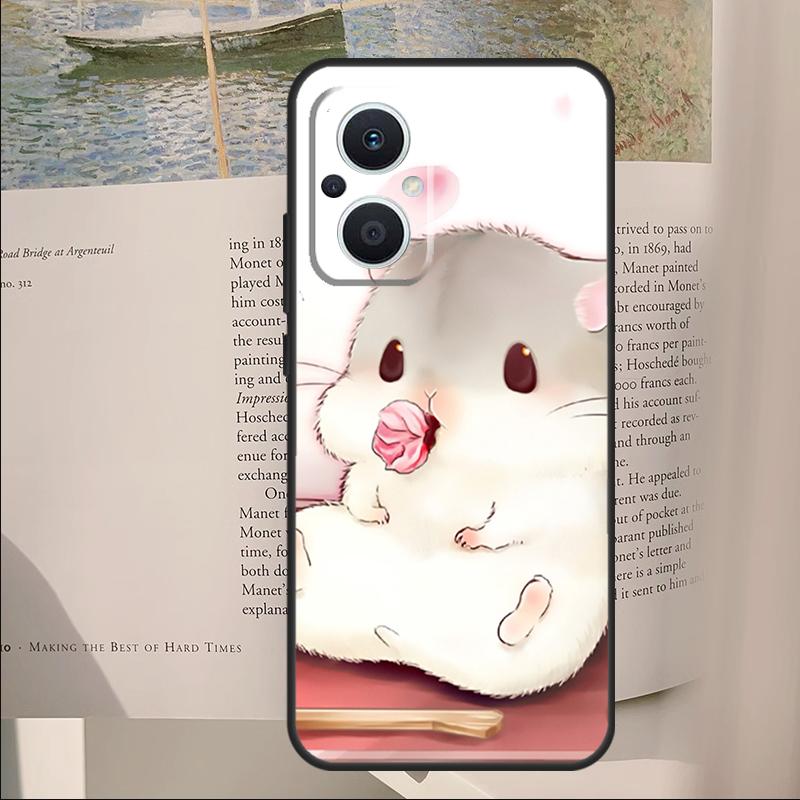 Kaninchen Maus Hamster Hülle Für OPPO Reno 14 13 11 10 Pro 12F 11F 13F 14F 7 8 Lite OPPO Find X6 X5 X8 X9 Pro Hülle