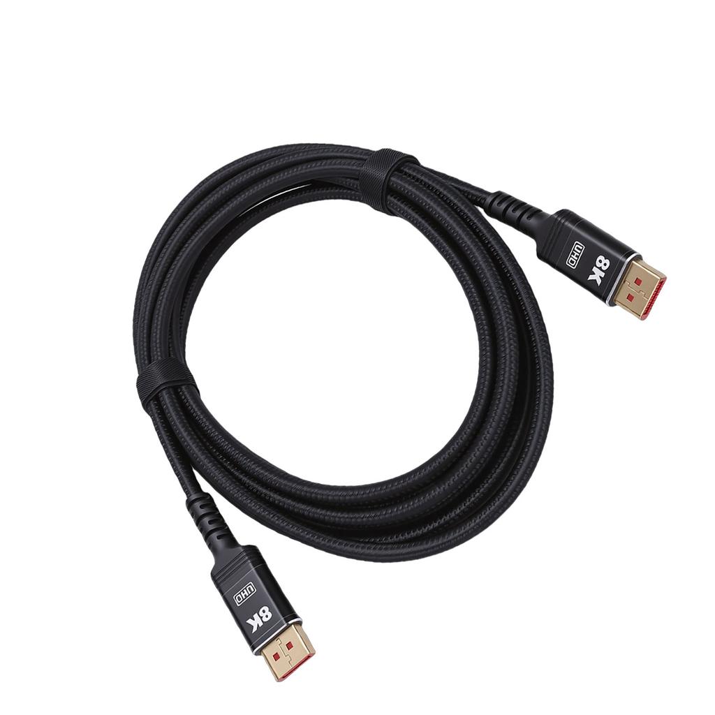 8K@60Hz Display Port To Display Port Cable 3metres Video Cable for Gaming Streaming Monitor PC Graphics Card Display