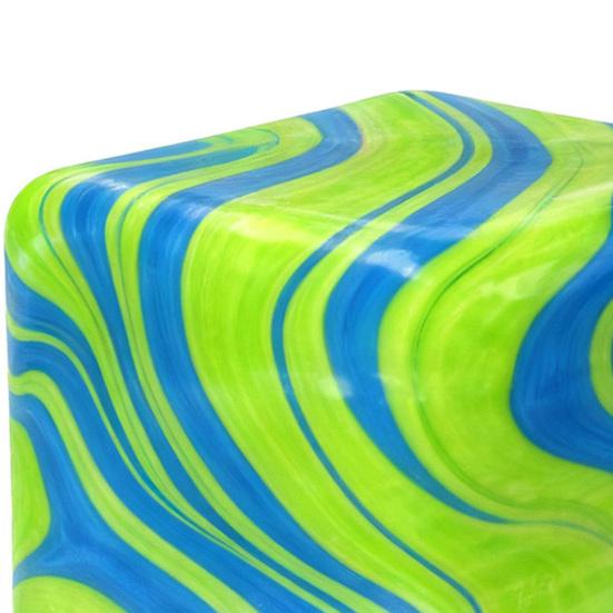 Flow Texture Stress Cube Anxiety Relief Cube Squeeze Sensory Toy Slow Rebound Decompression Stress Ball Home Office Relaxation Tool