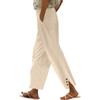Women's Fashion Casual Pants Solid Color Straight Pants Elastic Waist Pants With Pockets