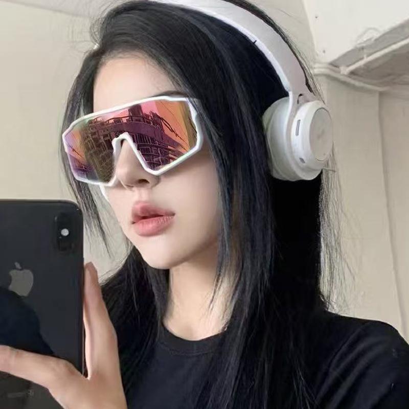 Protective Glasses Trendy Men Women Outdoor Mtb Cycling Sunglasses Simple Colorful Sports Driving Road Bicycle Shades Uv400