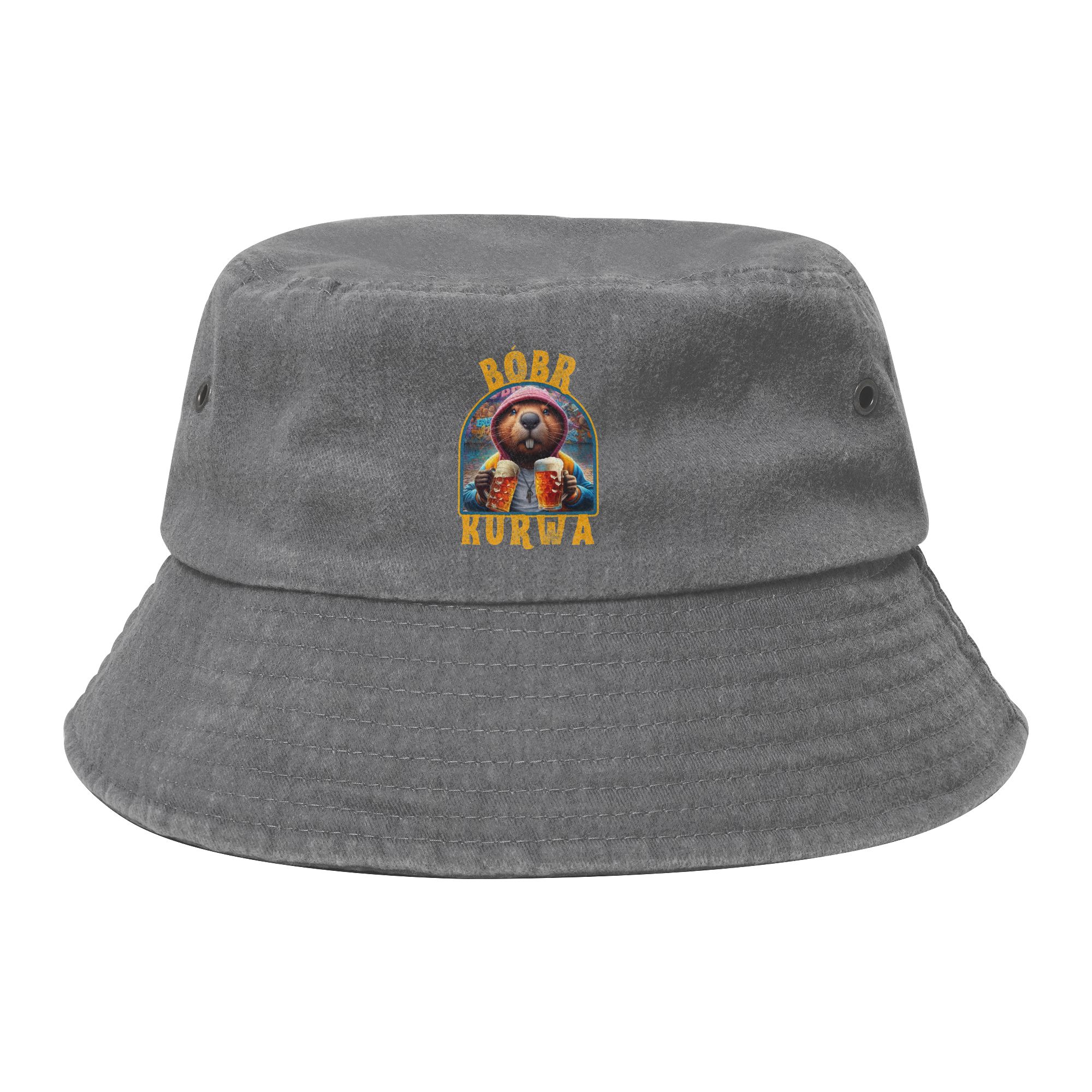 Cheers Kurwa Bobr Bober Beaver Boberek Drinking Beer Bucket Hats for Girl Summer Sun Hats Street for Fishing Caps Bob Hat One Size