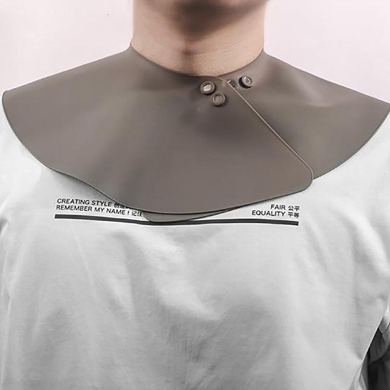 Barber Silicone Hairdressing Cape Waterproof Hair Coloring Wraps Shoulder Cover