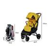 BB Leichter Kinderwagen: Ein-Knopf-Faltung, Stoßdämpfend, Verstellbarer Sitz zum Sitzen oder Liegen.