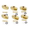 6Pcs Guitar Tuning Peg Buttons Metal Stable Universal Tuner Buttons Replacement for Acoustic